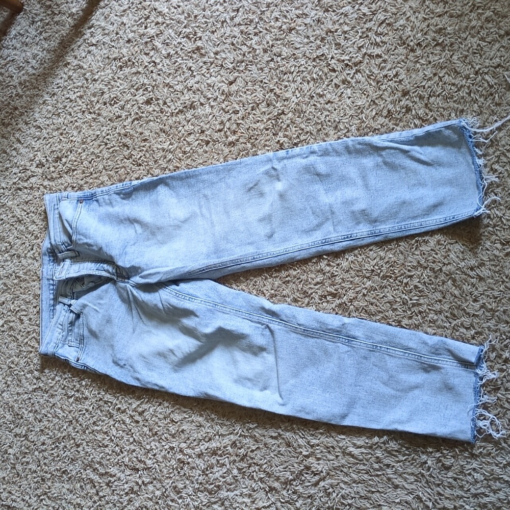 Old Navy hi rise straight jeans